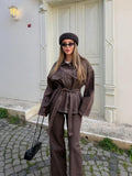 Chic Denim Two-Piece Set
